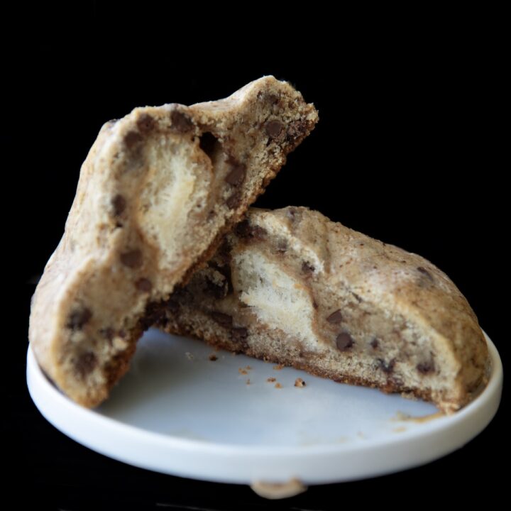 Mocha Chip Donut Stuffed Cookies