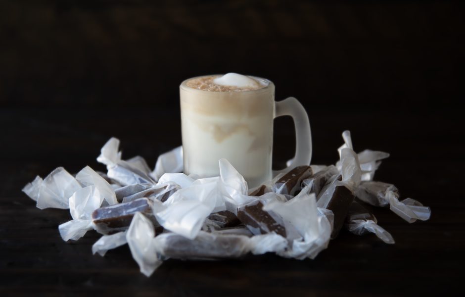 Root Beer Float Caramels