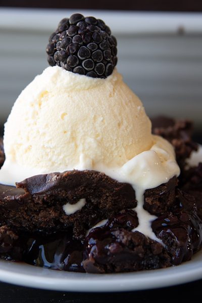 Dr. Pepper Blackberry Dump Cake